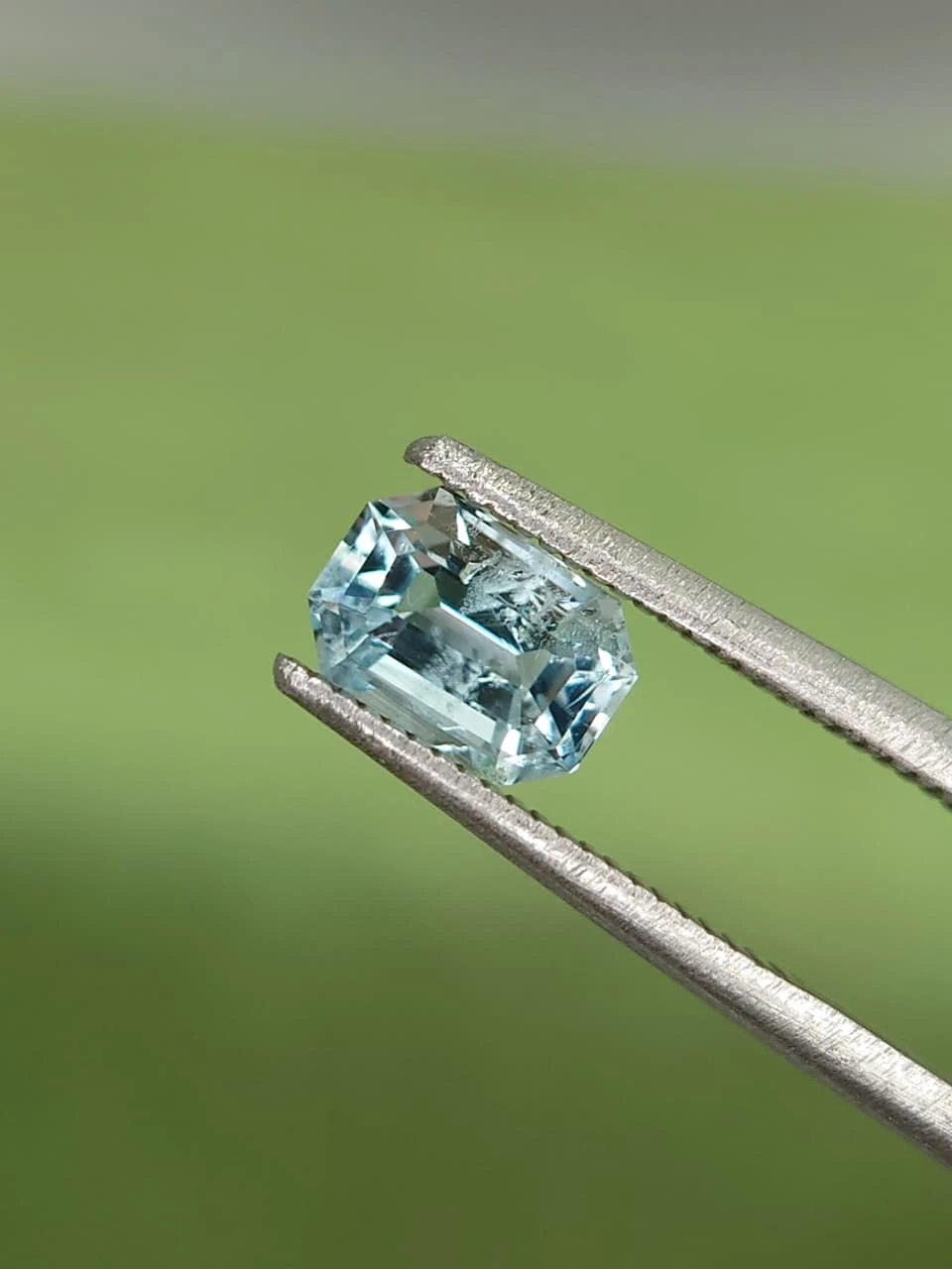 0.8ct Natural Aquamarine Loose Gemstone from Skardu Pakistan — view 5